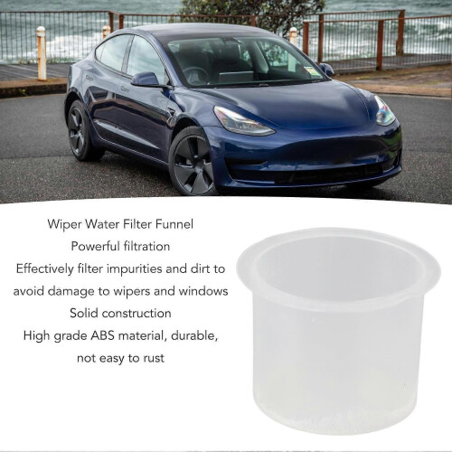 Scheibenwaschwasserfilter-Einfülltrichter, weiß, für Tesla Model 3 (2023 bis 2024) 2
