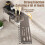 Wall-Mounted Multi-Functional Knife Holder - Folding Shelf for Kitchen, Includes Chopsticks Tube and 4