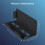 High Strength Wall Hanging Bracket Support Stand Designs Console Storage Display Home Office Black 3