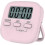 Dww Digital Kitchen Timers Magnetic Timer, Large LCD Screen, Back Stand, Hanging Hole Study, Pink 1