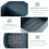 Kitchen Sink Filter Storage Rack Multi Purpose Washing Bowl Sponge Holder Rack Blue 21X13.5CM 4