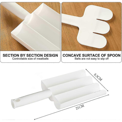 Kitchen Meatball Maker, Meat Tenderiser Kitchen Triple Meat Maker Cutting Spade Meat Balls Machine 1