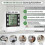 3 Channels Digital Dual Kitchen Timer - Count Up/Down Timer - Triple Cooking Timer BlackWhite 5