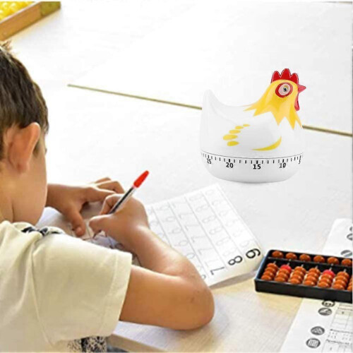 Digital Kitchen Timer Lovely Chicken Shape Mechanical Alarm Gadgets Countdown Clock Reminder 1