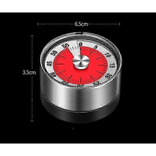 Kitchen Timer White Kitchen Magnetic Time Manager Stainless Steel Rotating Kitchen Timer Countdown 1
