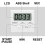 Kitchen Timer, I Digital Kitchen Timer Magnetic Countdown Timer Loud Alarm, Big Digit, Back Stand 4