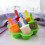 Mini-Silikonform, 7-fach Eisform, bunte Plastikstäbchen, Makers Egg Bites, Ice Cream Baby, 3 3