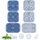 Silicone Ice Cube Mold, Ice Cube Tray Lid, Ice Ball Ice Cube, 3 Packs Large Ice Cube Tray (Blue) 1