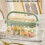 Ice Cube Tray Lid Bin, Sphere Ice Cube Maker Ice Cube Trays 2 Tiers Ice Cube Round Ice Tray green 5
