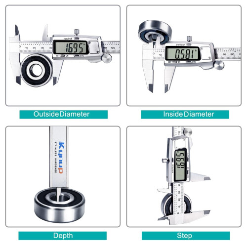 Kynup Digital Caliper, 150mm Stainless Steel Electronic Vernier 2