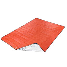 Outdoor Multi-Function Emergency Blanket PE Survival Camping Insulated Emergency Use Portable Compact Foldable Orange