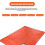 Outdoor Multi-Function Emergency Blanket PE Survival Camping Insulated Emergency Use Portable Compact Foldable Orange 6