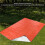 Outdoor Multi-Function Emergency Blanket PE Survival Camping Insulated Emergency Use Portable Compact Foldable Orange 7