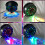 Disco  Motor with Light, Adjustable Speed RGB Spinner with Remote, 3 Power Modes, Fits 4"-16" Mirror Balls EU Plug 5