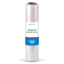 UK SUPPLIES LTD Clear Stretch Shrink Wrap Roll - Pick Any Colour/Quantity