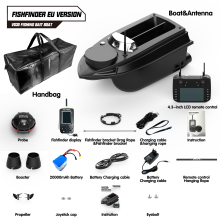 LOKEEVAN V030 RC-syöttövene, Fishfinder-versio, 12V, 3 kg:n kapasiteetti, GPS-navigointi