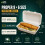 100 x Large Clamshell Takeaway Boxes (9x6 in) 900ml Full Meal Container 2