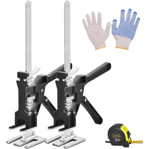 2 Pack Portable Household Labor Saving Arm Jack 254kg 560LB Lifting Tool