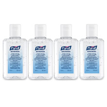 PURELL 100mL pack of 4 100ml PURELL Hand Sanitiser bottles