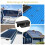 Anbte 4PCS Solar Panel Mounting Z Brackets, Aluminum Solar Panel 6