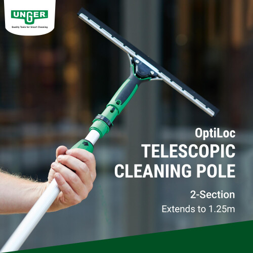 Unger EZ120UNGER OptiLoc Telescopic Window Cleaning Pole / Multi-Use 1