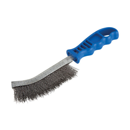 wolfcraft wolfcraft Steel Wire Hand Brush - 265 mm Wire Scratch Brush for Rust