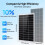 ECO-WORTHY Solar Panel Kit 240W 12V System Power 1kWh/Day Off-Grid 4