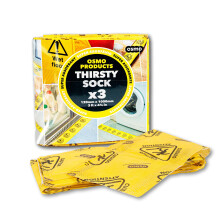 Osmo Thirsty Sock - Super Absorbent Leak Sock - Absorbs 3L of Water - 3 Pack