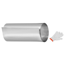 sourcing map 304 Stainless Steel Foil Roll 0.4mm x 300mm x 0.9m