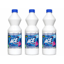 3x ACE Ultra for Whites – Powerful Laundry Bleach for Brilliant Whites – Deep Cleaning & Tough Stain Removal Formula – Brightens & Revives Fabri