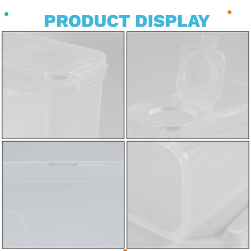 3D Printer PLA Filament Drying Box 1KG Material Tray Double Layer Sealing 4L Moisture Proof Storage Container White 1