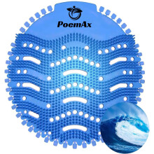 10 Pack Urinal Screen Deodorizer Mats,Long Bristle Anti-Splash Anti-Clogging Urinal Mats Scented Lasting Odor Freshener Urinal Cake –Ideal for Bathr