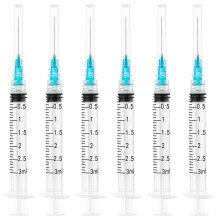 Plastic Measurement Tool, Multiple Uses Lab Supplies, Individually Wrapped, Transfer Dispensing Liquids (100, 3ml-23g-25mm)
