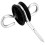 QWORK 10Pcs Electric Fencing Ring Insulators, Wire Mesh Double Hook 2