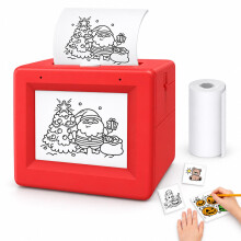 AI Voice Sticker Maker for Kids,Smart Sticker Printer Box,Mini Maker,99CM (Sticker Maker+1 Paper Roll, 94 * 81 * 89mm)