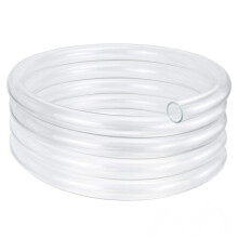 8mm x 11mm - 1.5m Length PVC Clear Plastic Hose Vinyl Tubing, Food Grade