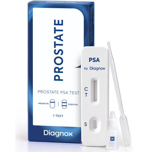 Diagnox PSA Test Kit for Men - Prostate Screening Blood Test - 1 Test
