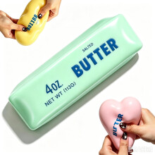 Crunchy Butter Squishy Asmr Bead Filled, Slow Rising Squeeze Fidget Suitable for adults aged 14 and older, "Kitchen Sponge