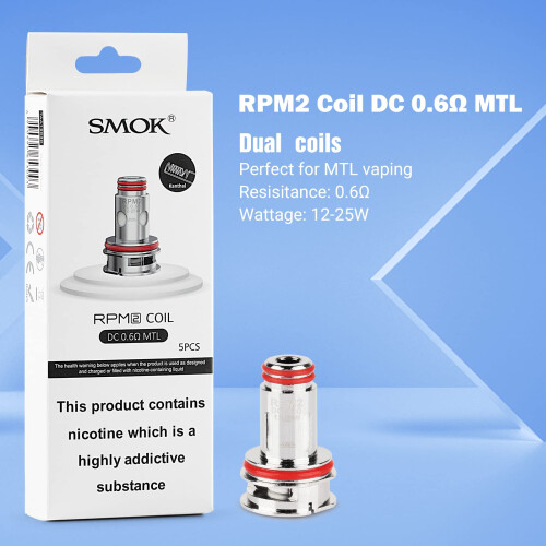 Smok SMOK RPM2 Coil DC 0.6ohm, 5 Pcs 2