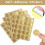 320 Pack Gold Embossed Envelope Seal Stickers, Heart Pattern 4
