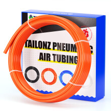 TAILONZ Orange 10mm PU Air Tubing 10M Pneumatic Hose Pipe Line