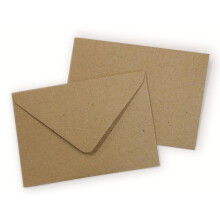 Pack of 200 C6 Kraft Fleck Envelopes 114mm x 162mm, Vintage Brown Self-Seal, C6 Kraft Envelopes for Weddings, Invitations, Cards by Toniwa