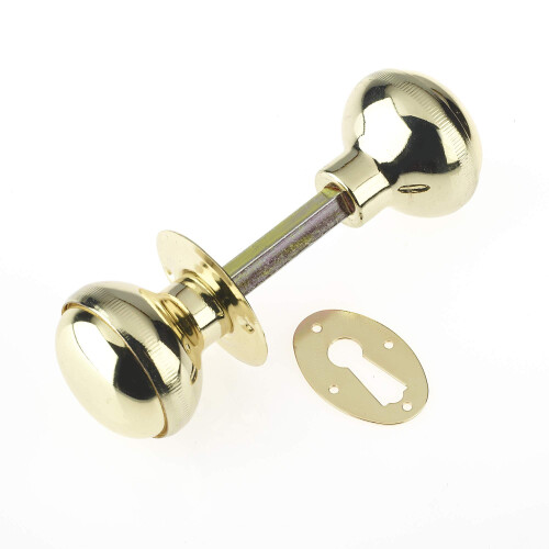 Yale Yale Locks P405 Rimknob Polished Brass Finish