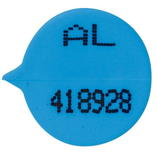 GoSecure Security Seals Numbered Round Blue (Pack of 500) S3B 1