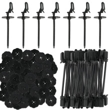 Solar Panel Guard Clips, 35 mm Nylon Solar Panel Wire Fence Fasteners