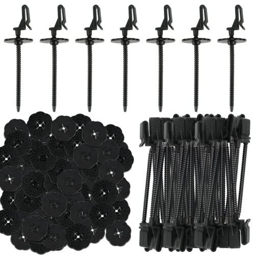 Solar Panel Guard Clips, 35 mm Nylon Solar Panel Wire Fence Fasteners