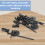 Solar Panel Guard Clips, 35 mm Nylon Solar Panel Wire Fence Fasteners 6