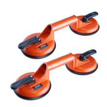 VEVOR Glass Suction Cup, 4.7" 2 Pack 330 lbs Load Capacity, Vacuum Suction Cup with Aluminum Handle, Heavy Duty Industrial Suction Cup Lifter Tool for