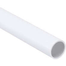 Unifizz PVC Pipe 12mm ID 14mm OD 200mm Length Round Plastic Rigid Tubing High Impact for Drain Pipe Cable Sleeve(White)