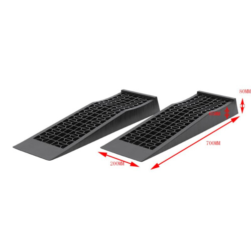KATSU Tools Plastic Car Ramp 2 Pack, Low Profile, Heavy Duty 5 Ton Capacity 1